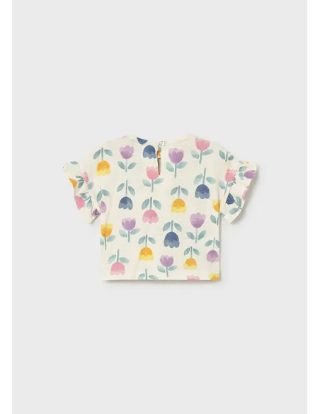 Camiseta m/c estampada - Lilac     