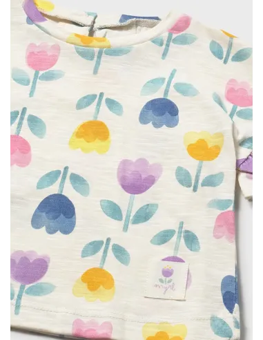 Camiseta m/c estampada - Lilac     