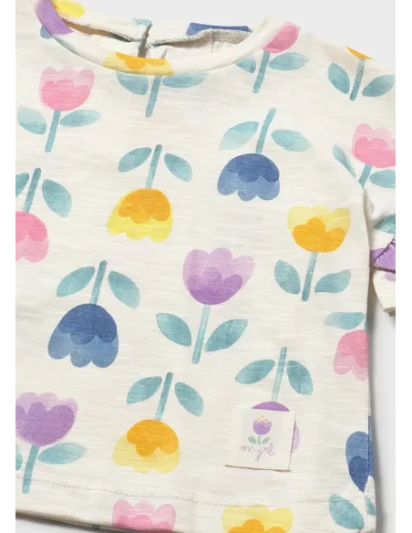 Camiseta m/c estampada - Lilac     