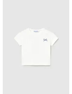 Camiseta m/c grafica espalda - Crudo     