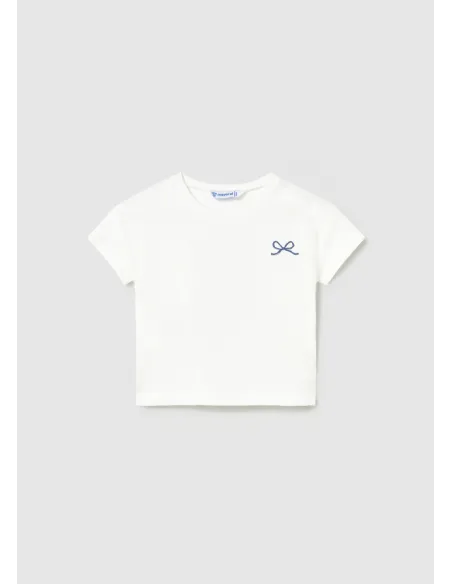 Camiseta m/c grafica espalda - Crudo     