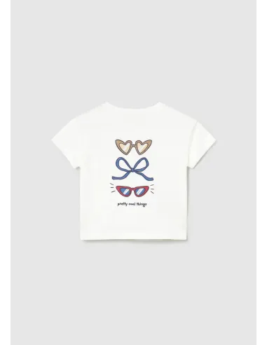 Camiseta m/c grafica espalda - Crudo     