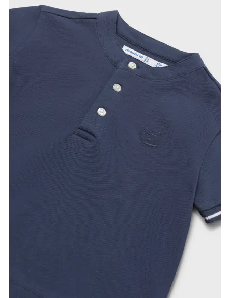 Polo m/c cuello mao - Atlantico 