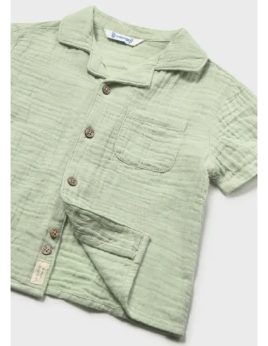 Camisa m/c bambula - Matcha    