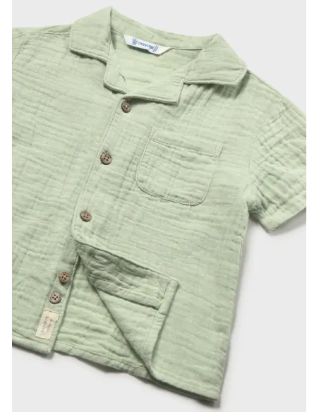 Camisa m/c bambula - Matcha    