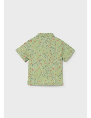 Camisa m/c estampada - Matcha    