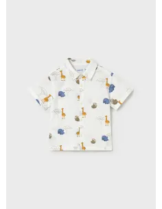 Camisa m/c estampada - Blanco    