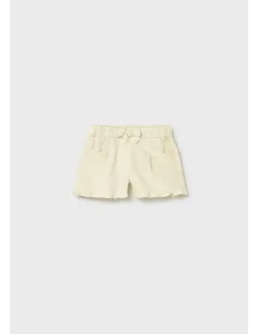 Pantalon corto fluido - Garbanzo  