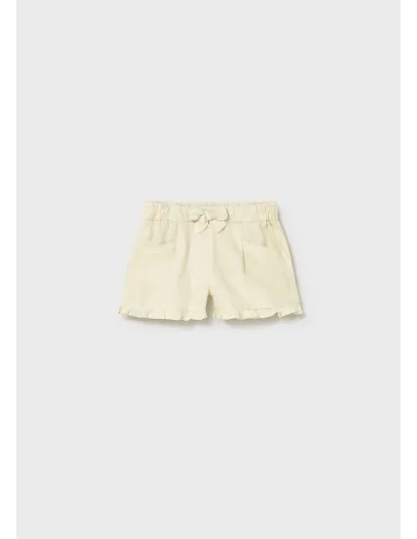 Pantalon corto fluido - Garbanzo  