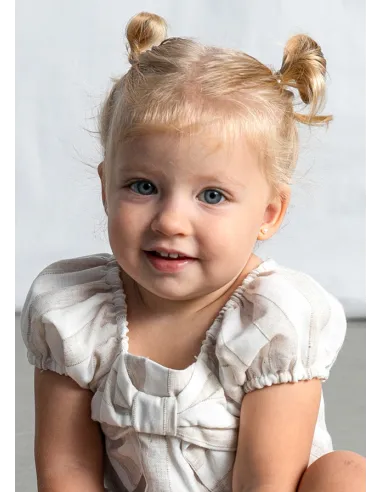 Conj. bermuda rayas - Avellana