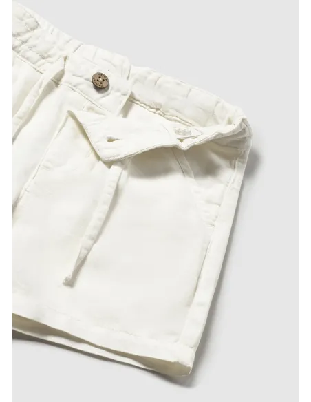 Bermuda lino relaxed - Nata      