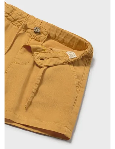 Bermuda lino relaxed - Peach     