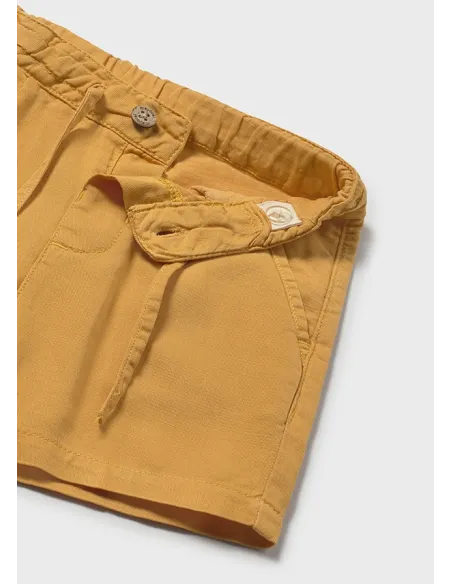 Bermuda lino relaxed - Peach     