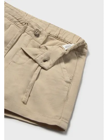 Bermuda lino relaxed - Anacardo  