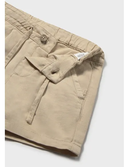 Bermuda lino relaxed - Anacardo  