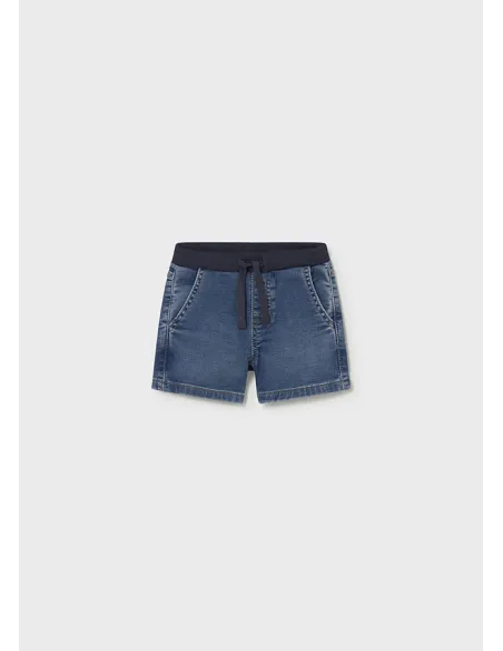 Bermuda soft denim jogger - Medio     