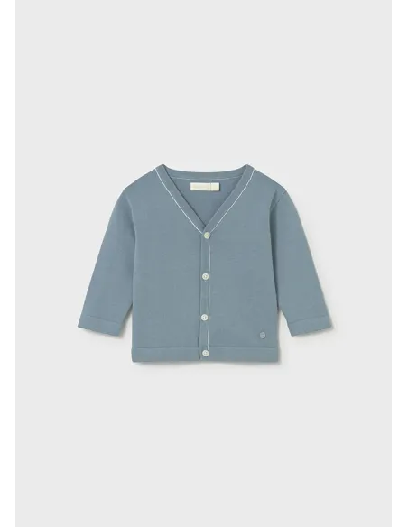 Cardigan tricot c/pico - Jade      
