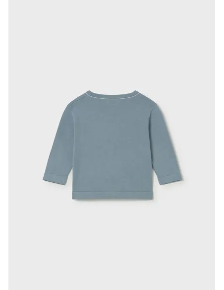 Cardigan tricot c/pico - Jade      