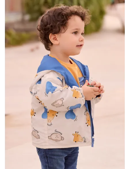 Cortavientos reversible - Cobalto   