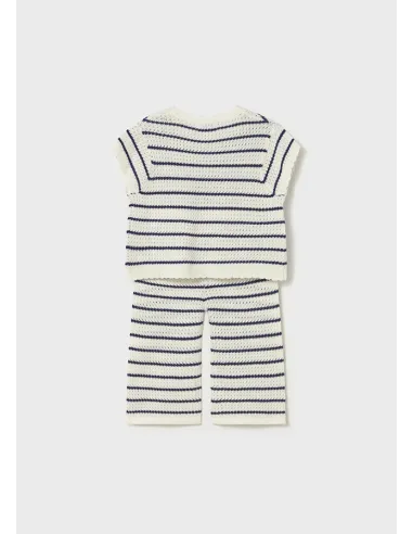 Conj. pantalon tricot - Crudo     