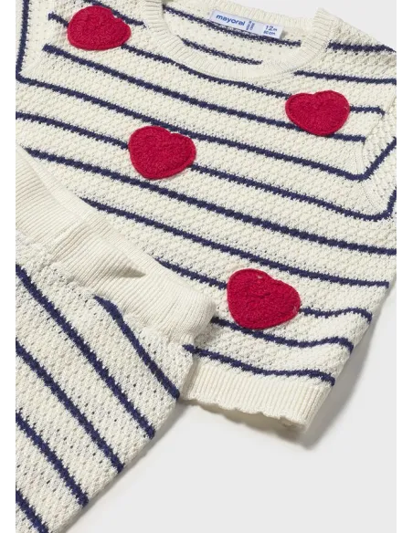 Conj. pantalon tricot - Crudo     