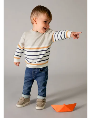 Pantalon soft denim 5b - Medio     