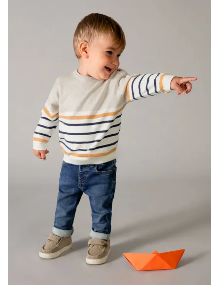 Pantalon soft denim 5b - Medio     