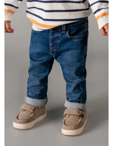 Pantalon soft denim 5b - Medio     