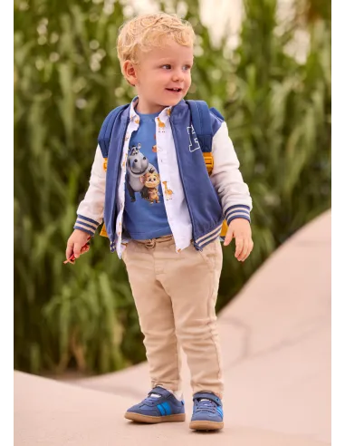 Pantalon lino relaxed - Anacardo  