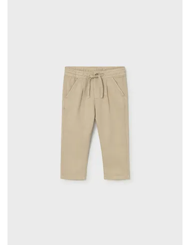 Pantalon lino relaxed - Anacardo  