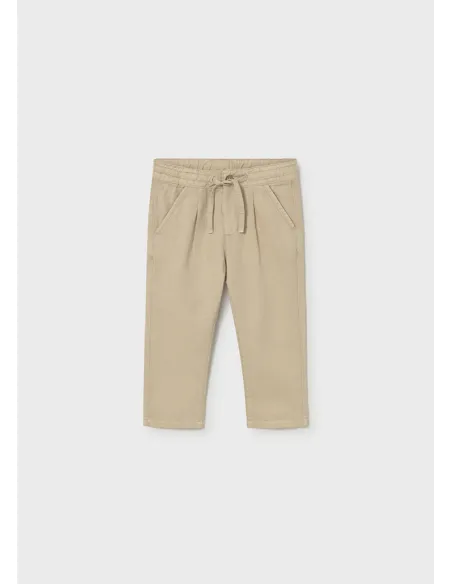 Pantalon lino relaxed - Anacardo  