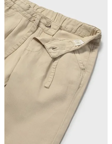 Pantalon lino relaxed - Anacardo  