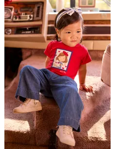 Pantalon largo fluido - Oscuro    