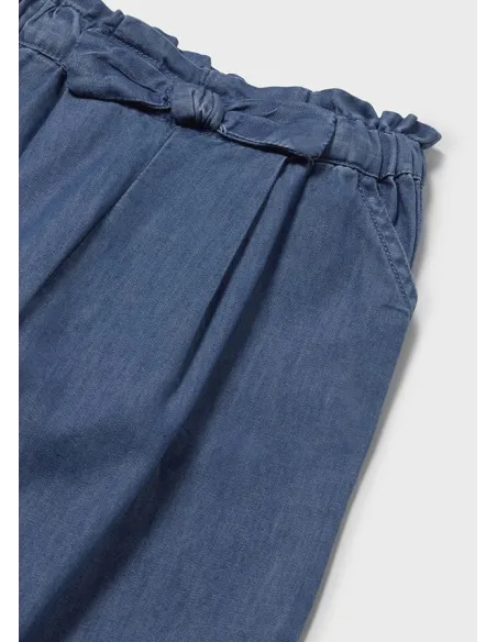 Pantalon largo fluido - Oscuro    