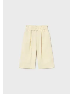 Pantalon largo fluido - Garbanzo  