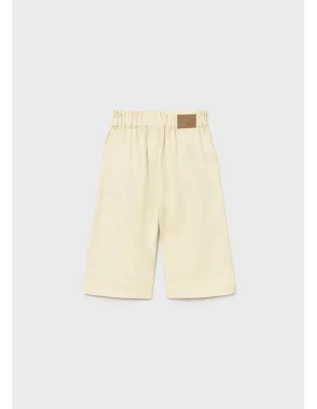 Pantalon largo fluido - Garbanzo  
