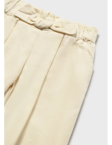 Pantalon largo fluido - Garbanzo  