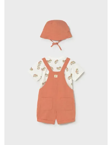 Conj. peto bambula 3 piezas - Arcilla   