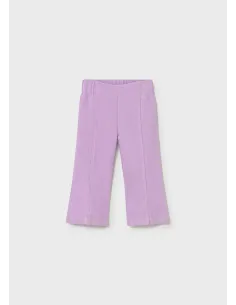 Leggings flared punto sarga - Lilac     