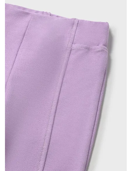 Leggings flared punto sarga - Lilac     