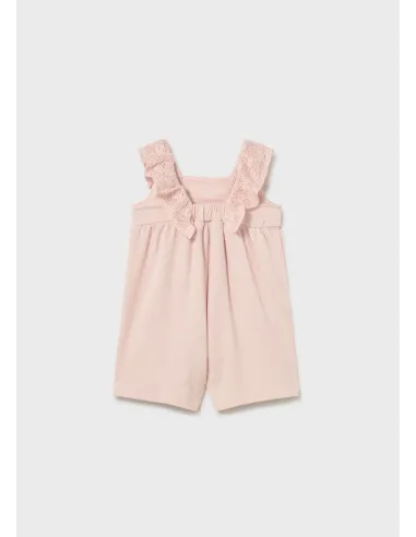 Mono corto combinado guipur - Peonia    