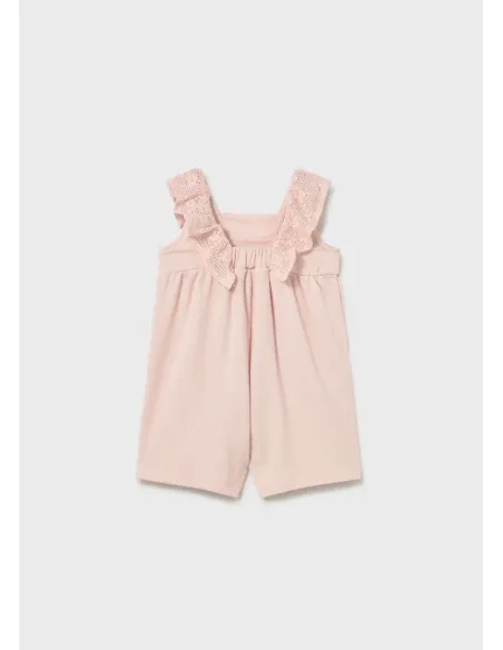 Mono corto combinado guipur - Peonia    