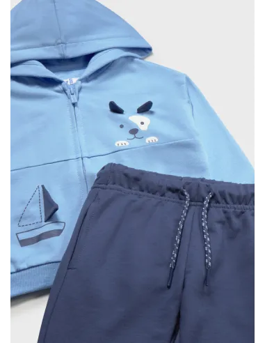 Chandal play con camiseta - Celeste   