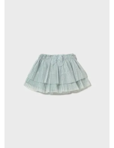 Falda tul plisado - Lago      