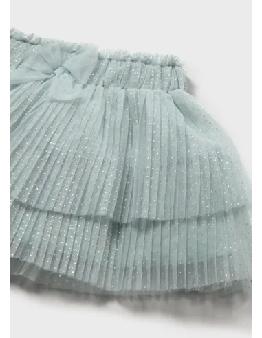 Falda tul plisado - Lago      