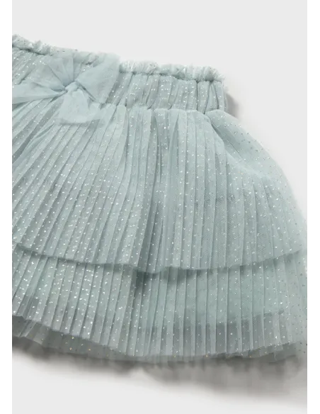 Falda tul plisado - Lago      