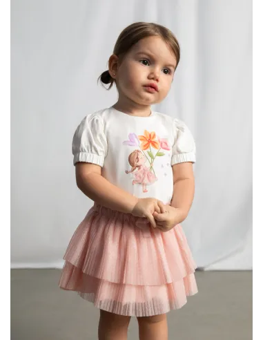 Falda tul plisado - Blossom   