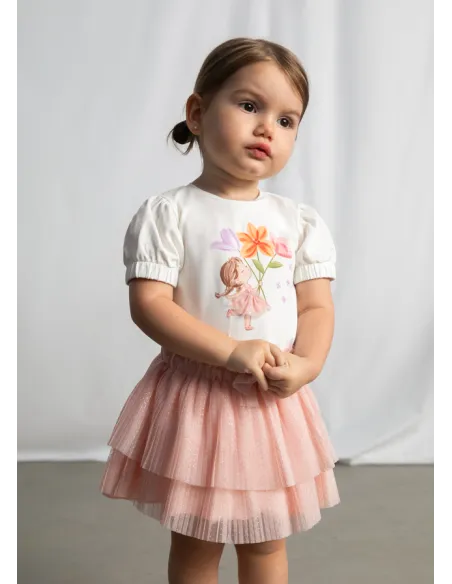 Falda tul plisado - Blossom   