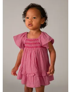 Vestido plumeti - Geranio   