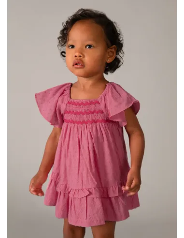 Vestido plumeti - Geranio   